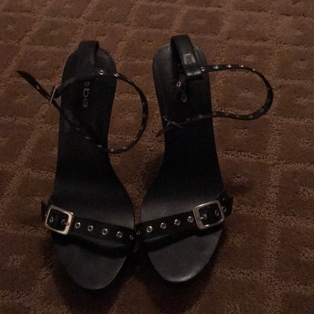 Black Bebe heels